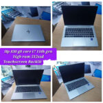 "HP EliteBook 830 G8 Laptop with Intel Core i7 11th Gen processor, 16GB RAM, 512GB SSD, 13.3-inch touchscreen, backlit keyboard, and sleek aluminum design"