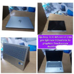 "HP Envy x360 14 convertible laptop with 13th Gen Intel Core i5 processor, 512GB SSD, Intel Iris Xe Graphics, 14-inch touchscreen, and backlit keyboard."