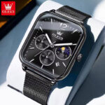 "Highlights the stainless steel casing and the slim profile, demonstrating its durability and sleekness."